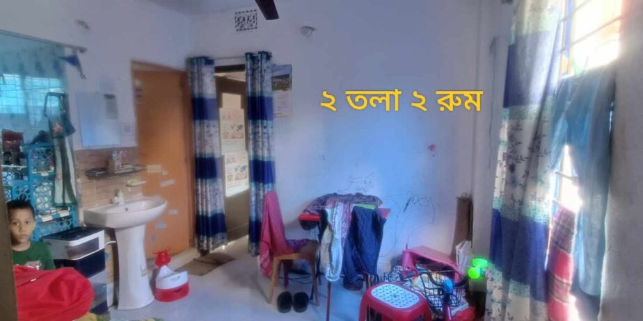  নূরিয়া স্কুলের মসজিদের পশ্চিম পাশে  ২য় তলার জন্য  ছোট ফ্যামিলির জন্য ফ্লাট ভাড়া দেয়া হবে